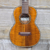 Ohana Tenor TK-570G All Solid Premium Koa Birds Abalone Inlay Ukulele v333