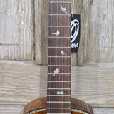 Ohana Tenor TK-570G All Solid Premium Koa Birds Abalone Inlay Ukulele v333