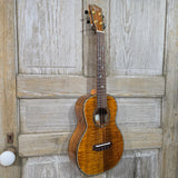 Ohana Tenor TK-570G All Solid Premium Koa Birds Abalone Inlay Ukulele v333