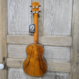 Ohana Tenor TK-570G All Solid Premium Koa Birds Abalone Inlay Ukulele v333