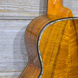 Ohana Tenor TK-570G All Solid Premium Koa Birds Abalone Inlay Ukulele v333