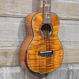Ohana Tenor TK-575G All Solid Premium Koa Wooden Inlay Comfort Beveled Edge Gloss Ukulele v334