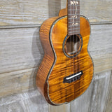 Ohana Tenor TK-575G All Solid Premium Koa Wooden Inlay Comfort Beveled Edge Gloss Ukulele v334