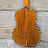 Ohana Tenor TK-575G All Solid Premium Koa Wooden Inlay Comfort Beveled Edge Gloss Ukulele v334