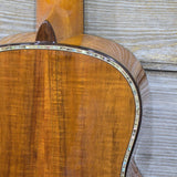 Ohana Tenor TK-575G All Solid Premium Koa Wooden Inlay Comfort Beveled Edge Gloss Ukulele v334