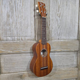 Ohana Soprano Starter Pack SK-10 Laminate Mahogany Ukulele Bag, Tuner, Strap, Button v341
