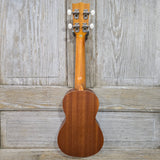 Ohana Soprano Starter Pack SK-10 Laminate Mahogany Ukulele Bag, Tuner, Strap, Button v341