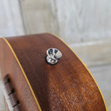 Ohana Soprano Starter Pack SK-10 Laminate Mahogany Ukulele Bag, Tuner, Strap, Button v341