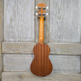 Ohana Soprano Starter Pack SK-10 Laminate Mahogany Ukulele Bag, Tuner, Strap, Button v343