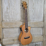 Ohana Concert CK-260GCE All Solid Cedar / Acacia A/E Cutaway Ukulele v350