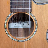 Ohana Concert CK-260GCE All Solid Cedar / Acacia A/E Cutaway Ukulele v350