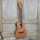 Ohana Concert CK-260GCE All Solid Cedar / Acacia A/E Cutaway Ukulele v351