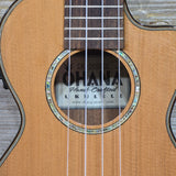 Ohana Concert CK-260GCE All Solid Cedar / Acacia A/E Cutaway Ukulele v353