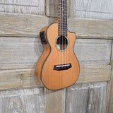 Ohana Concert CK-260GCE All Solid Cedar / Acacia A/E Cutaway Ukulele v353