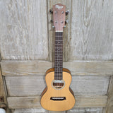 Ohana Concert Slimline CKS-22E Solid Spruce Top / Laminate Mahogany Passive Pickup Ukulele v354