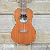 Ohana Concert CK-40 All Solid Redwood / Rosewood Limited Edition Setup Ukulele v356
