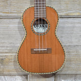 Ohana Concert CK-40 All Solid Redwood / Rosewood Limited Edition Setup Ukulele v356
