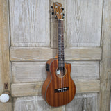 Ohana Tenor TK-35CE All Solid Mahogany Satin Cutaway A/E Ukulele v367