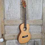 Ohana Tenor Slimline TKS-22E Solid Spruce Top / Laminate Mahogany Back & Sides Passive Pickup Ukulele v369