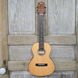 Ohana Tenor Slimline TKS-22E Solid Spruce Top / Laminate Mahogany Back & Sides Passive Pickup Ukulele v370