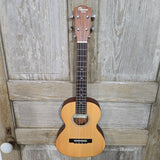 Ohana Tenor Slimline TKS-22E Solid Spruce Top / Laminate Mahogany Back & Sides Passive Pickup Ukulele v370