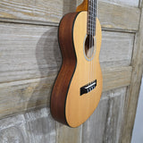 Ohana Tenor Slimline TKS-22E Solid Spruce Top / Laminate Mahogany Back & Sides Passive Pickup Ukulele v370