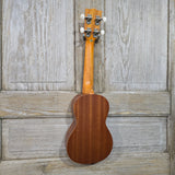Ohana Soprano Starter Pack SK-10 Laminate Mahogany Ukulele Bag, Tuner, Strap, Button v389