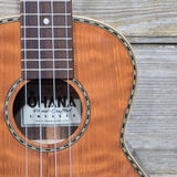 Ohana Tenor TK-45 California Curly Redwood / Rosewood Lim Edition Ukulele v391