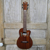 Ohana Tenor TK-60CG Blem All Solid Mahogany Cutaway Worth Brown Gloss Ukulele v394