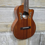Ohana Tenor TK-60CG Blem All Solid Mahogany Cutaway Worth Brown Gloss Ukulele v394