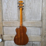 Ohana Tenor TK-60CG Blem All Solid Mahogany Cutaway Worth Brown Gloss Ukulele v394