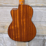 Ohana Tenor TK-60CG Blem All Solid Mahogany Cutaway Worth Brown Gloss Ukulele v394