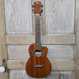 Ohana Tenor TK-60CG All Solid Mahogany Cutaway Worth Brown Gloss Ukulele v395