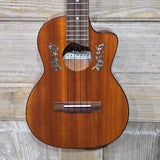 Ohana Tenor TK-60CG All Solid Mahogany Cutaway Worth Brown Gloss Ukulele v395