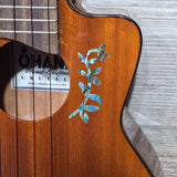 Ohana Tenor TK-60CG All Solid Mahogany Cutaway Worth Brown Gloss Ukulele v395