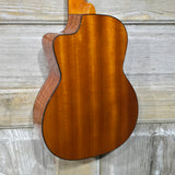 Ohana Tenor TK-60CG All Solid Mahogany Cutaway Worth Brown Gloss Ukulele v395