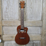 Ohana Tenor TK-60CG All Solid Mahogany Cutaway Worth Brown Gloss Ukulele v396
