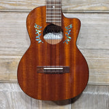 Ohana Tenor TK-60CG All Solid Mahogany Cutaway Worth Brown Gloss Ukulele v397
