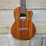 Ohana Tenor TK-60CG All Solid Mahogany Cutaway Worth Brown Gloss Ukulele v398