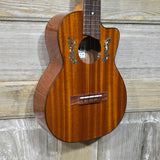 Ohana Tenor TK-60CG All Solid Mahogany Cutaway Worth Brown Gloss Ukulele v398
