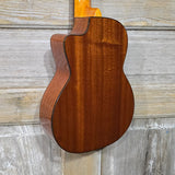 Ohana Tenor TK-60CG All Solid Mahogany Cutaway Worth Brown Gloss Ukulele v398