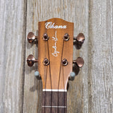 Ohana Concert CK-450CL Cynthia Lin Performance All Solid Premium Koa Ukulele with Case v399
