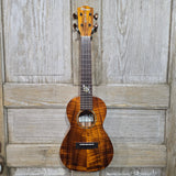 Ohana Concert CK-450CL Cynthia Lin Performance All Solid Premium Koa Ukulele with Case v400