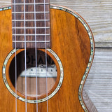 Ohana Concert CK-370G All Solid Koa Birds Abalone Inlay Ukulele v402