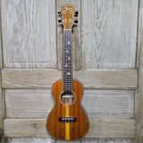 Ohana Concert CK-370G All Solid Koa Birds Abalone Inlay Ukulele v403