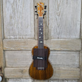 Ohana Concert CK-370G All Solid Koa Birds Abalone Inlay Ukulele v404