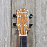 Ohana Concert CK-370G All Solid Koa Birds Abalone Inlay Ukulele v404