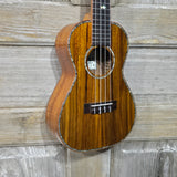 Ohana Concert CK-370G All Solid Koa Birds Abalone Inlay Ukulele v404