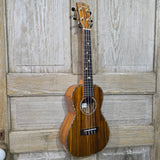Ohana Concert CK-370G All Solid Koa Birds Abalone Inlay Ukulele v404