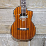 Ohana Tenor TK-35GCE All Solid Mahogany Gloss Cutaway A/E Ukulele v410